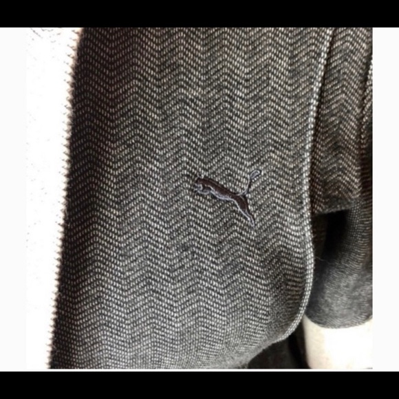 Puma Grey Asymmetrical Zip Up Jacket XS - Picture 7 of 7